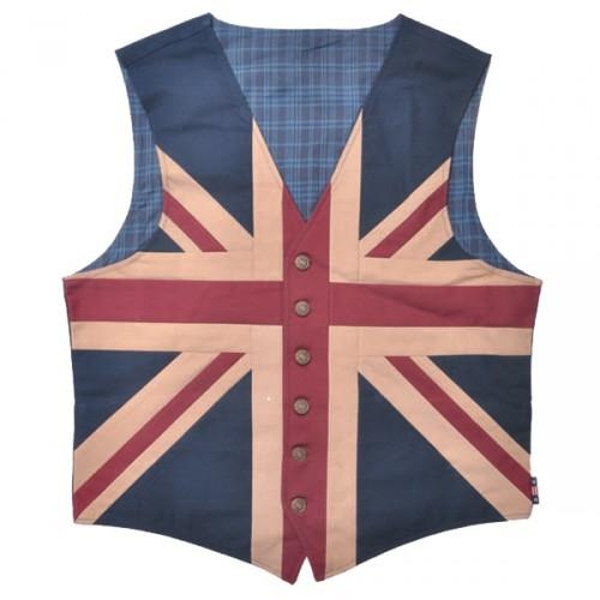 British Union Jack Flag Waistcoat Great Britain 