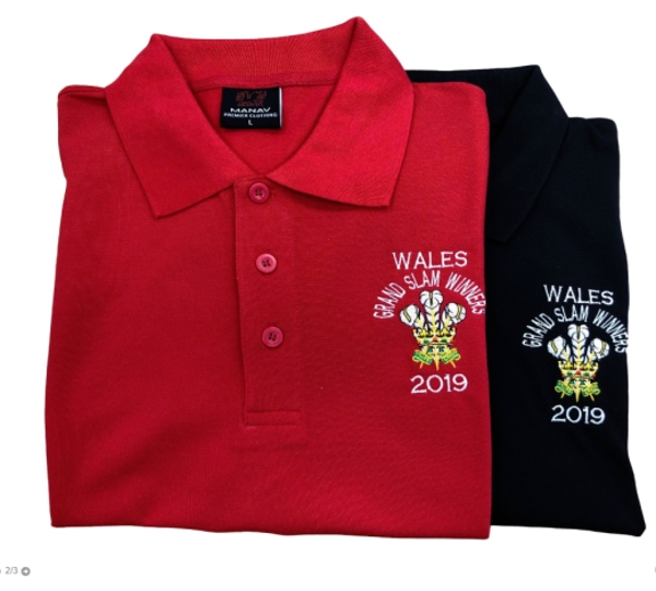 Wales Rugby T Shirt Grand Slam 2019 Champions Welsh Rugby Shirt Wales Grand Slam T Shirt 